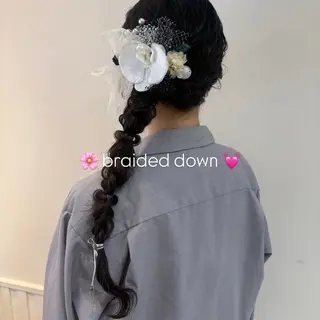 ヘアアレンジ ブリーチモデル募集中 𓂃⟡.· サヤのヘアスタイル