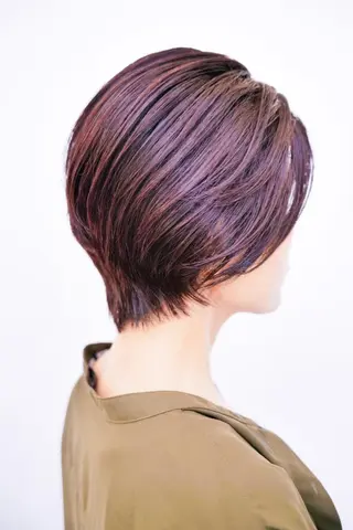 ショート カラー 【半個室サロン】 山本 崇仁のヘアスタイル