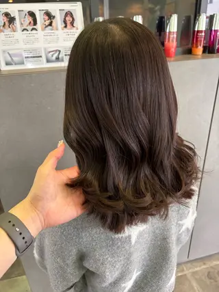 ミディアム 🫧古田 穂香🫧パーマモデルのヘアスタイル