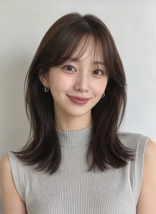 ミディアム LITTLE CLOSETのヘアスタイル