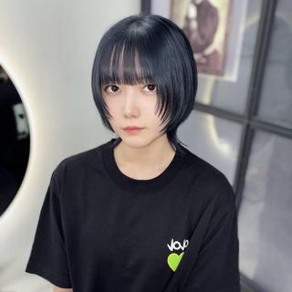 ミディアム カラー Ren. 🦋デザインカラーのヘアスタイル