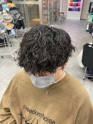 パーマ メンズ パーマ支持率No.1 店長❤️🔥安成弾のヘアスタイル