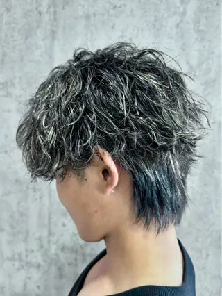 ショート カラー パーマ メンズ 【メンズ特化美容師 】👑Yoshiyaのヘアスタイル