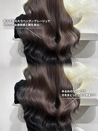 ロング カラー 🤍韓国風レイヤー/ 艶髪🤍鳥越美羽のヘアスタイル
