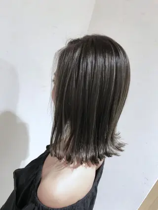 セミロング カラー パーマ ヘアアレンジ メンズ キッズ ネイル マツエク・マツパ バレイヤージュ/ 髪質改善/渡邉悟🌱のヘアスタイル