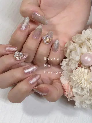 セミロング ネイル Blowe ニュアンスのネイルデザイン