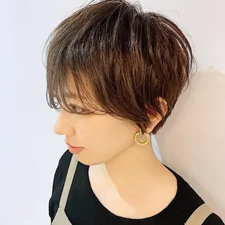 ショート カラー 中川 竜誠のヘアスタイル