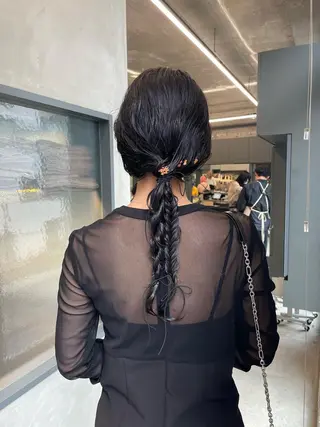 ロング ヘアアレンジ 佐伯 和佳のヘアスタイル