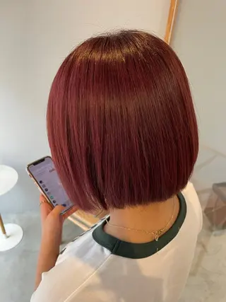 ショート カラー 吉村 夏椰のヘアスタイル
