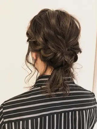 ヘアアレンジ 東 みのりのヘアスタイル