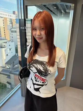 ロング カラー クドウ タイキのヘアスタイル