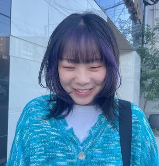 カラー ShioRi/博多/ 暖色/色味カラーのヘアスタイル