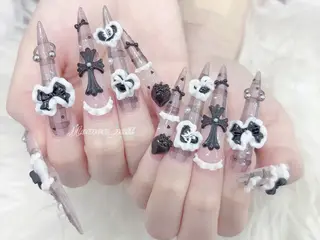 ネイル MoMoA Nail ネイル長さ出し専門店のネイルデザイン