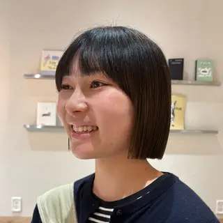 ショート シマダ ユウナのヘアスタイル