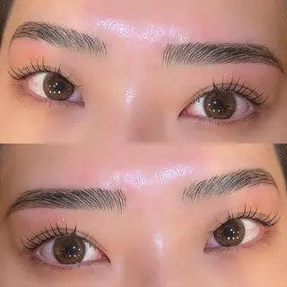 アイブロウ MIU 渋谷まつげ LED🩵マツエクのマツエク・マツパデザイン