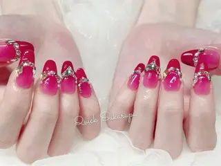 ミディアム Quick Sukarupuのネイルデザイン