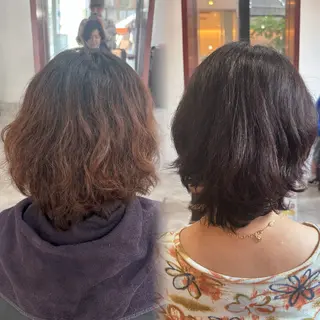 ミディアム 都築 さくらのヘアスタイル