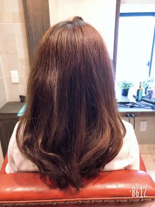 セミロング 髪質改善JILL 桑原のヘアスタイル
