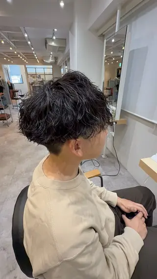 パーマ メンズ soyon 心斎橋店のヘアスタイル