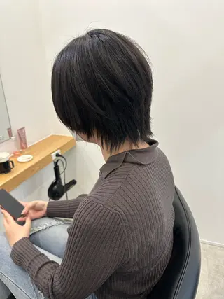 ショート レイヤー/ナチュラル 💐nao.のヘアスタイル