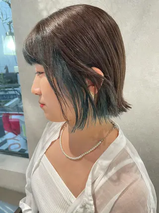 ショート カラー ナチュラル透明感🌱 小山美樹子のヘアスタイル