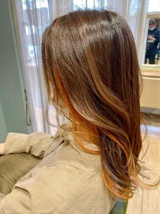 ロング 髪質改善/艶カラー ⚡️コメス/錦糸町のヘアスタイル