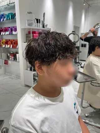 パーマ メンズ 橋本 七海のヘアスタイル