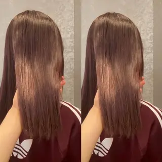 セミロング み うのヘアスタイル
