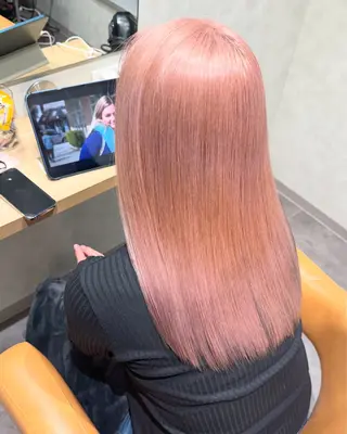 セミロング カラー 札幌ブリーチカラー/ ダブルカラー/ドイのヘアスタイル