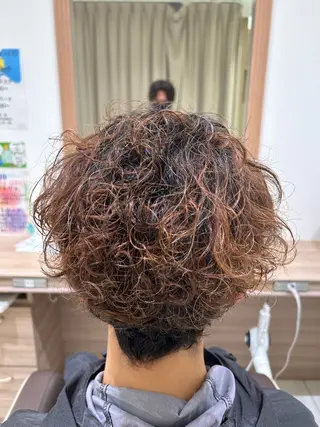 パーマ モデル募集中 松原京のヘアスタイル