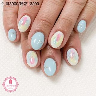ネイル 💗🪽Tiary Nail🪽💗のネイルデザイン
