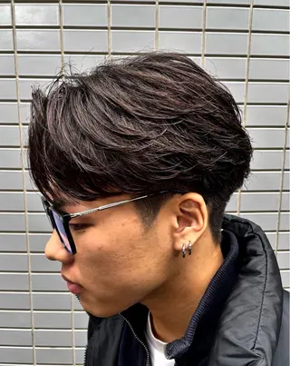 ショート パーマ 梅田💥メンズパーマ 特化💥ふみのヘアスタイル
