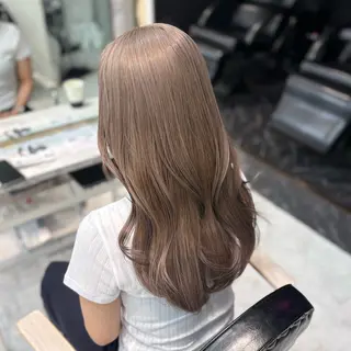 ロング カラー 色落ち綺麗🩰ハイ トーン🎀RINKAのヘアスタイル