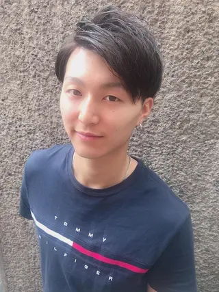 ショート カラー パーマ ヘアアレンジ メンズ ちこ .のヘアスタイル
