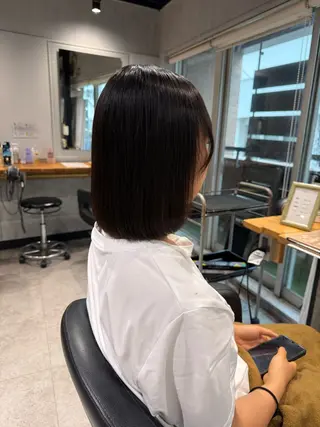 ショート NANAMI🩵 大人可愛い韓国ヘアのヘアスタイル