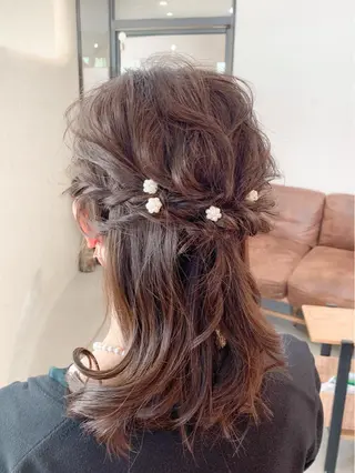 ロング ヘアアレンジ 角戸 りおのヘアスタイル