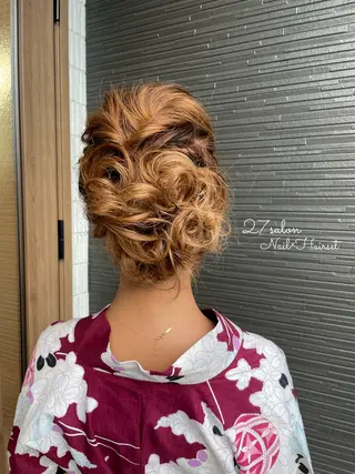ヘアアレンジ 27salon yuinaのネイルデザイン