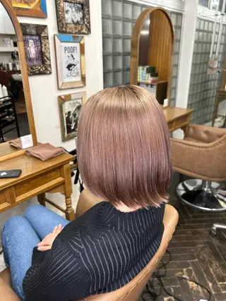 カラー レディースショート カットモデル募集🌟のヘアスタイル