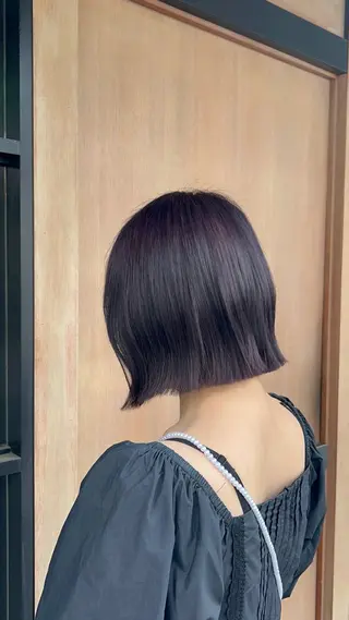 カラー かじももな|女性限定 パーマモデル募集!のヘアスタイル