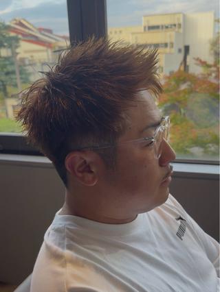 ショート カラー メンズ ダイチ 札幌美容師のヘアスタイル