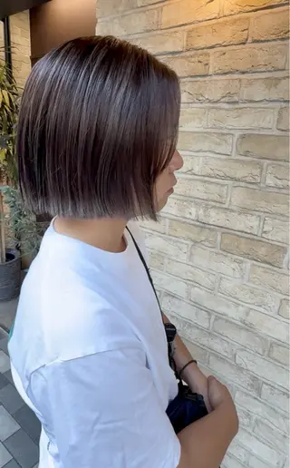 ショート カラー 明日❗️🈳✨艶💎 似合わせ💖RIHOのヘアスタイル