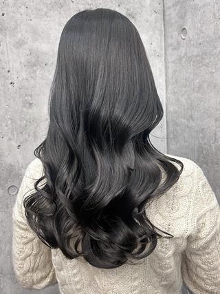 ロング カラー ヘアアレンジ 縮毛矯正・カラー特化 指名No.1shunのヘアスタイル