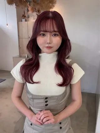 セミロング vince gio 彩織のヘアスタイル