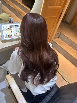 ロング カラー 🌿透明感ヘア 園田 朱梨🌿のヘアスタイル