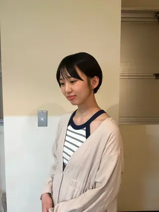 ショート ORe'S HAIR BE　GLaDまなみのヘアスタイル