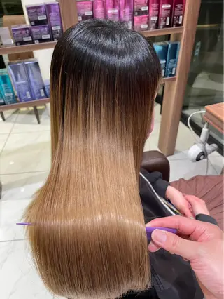 ロング パーマ 💎縮毛矯正💎 髪質改善・店長 伊藤のヘアスタイル