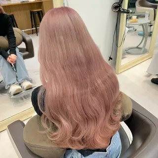 ロング カラー ピンクカラー🎀/ ミルクティー🍼花音のヘアスタイル