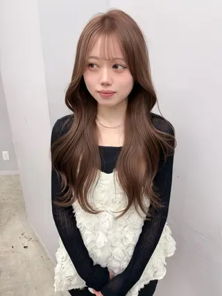 ロング 表参道/透明感カラー 韓国ヘア長田雄希のヘアスタイル