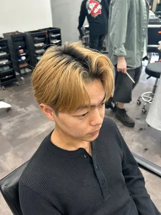ミディアム カラー メンズ 🐠メンズ特化🐠 井上風冴のヘアスタイル