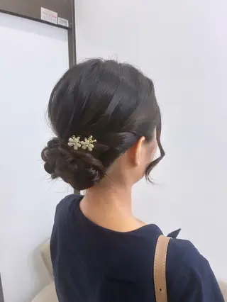 セミロング ヘアアレンジ Rikuto/ 艶髪カラー/熊谷のヘアスタイル